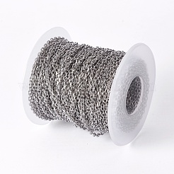 Tarnish Resistant 304 Stainless Steel Cable Chains&nbsp;STAS-I107-05P