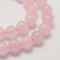 Natural Rose Quartz Bead Strands&nbsp;G-P281-02-12mm