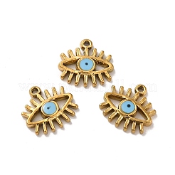 Ion Plating(IP) 304 Stainless Steel Enamel Charms&nbsp;STAS-Q001-25G