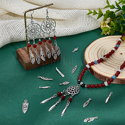 140Pcs 10 Styles Tibetan Style Alloy Pendants&nbsp;FIND-PH0061-90