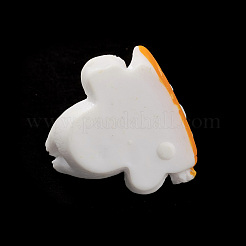 Opaque Resin Cute Bunny Pendants&nbsp;X-RESI-K023-02