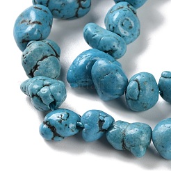 Synthetic Turquoise Beads Strands&nbsp;G-C161-B01-01