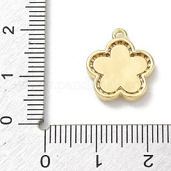 Brass Micro Pave Clear Cubic Zirconia and Enamel Pendants&nbsp;KK-A300-18A
