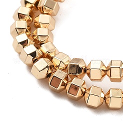 Synthetic Non-magnetic Hematite Beads Strands&nbsp;G-M095-E01-01KCG