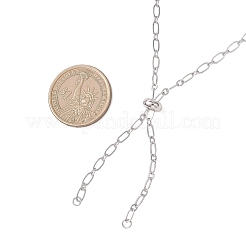 Brass Figaro Chain Slider Necklaces Making&nbsp;AJEW-JB01491-02