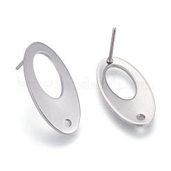 Tarnish Resistant 304 Stainless Steel Stud Earring Findings&nbsp;STAS-L238-072P