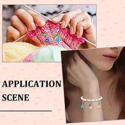 50Pcs Flower Handmade Polymer Clay Pendant Decorations&nbsp;HJEW-SC0001-66
