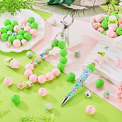 62Pcs 5 Styles 3D Three-Dimensional Silicone Beads&nbsp;SIL-TA0003-53A