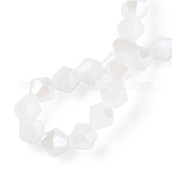 Imitation Jade Electroplate Glass Beads Strands&nbsp;EGLA-A039-J6mm-A06