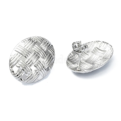 Tarnish Resistant 201 Stainless Steel Stud Earrings&nbsp;EJEW-K270-22P