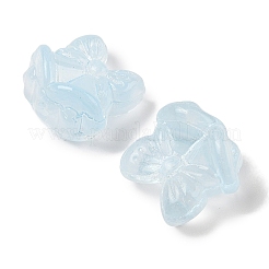 Transparent Spray Paint Glass Beads&nbsp;GLAA-Z011-06