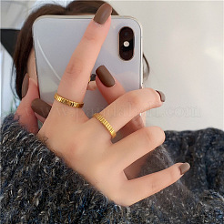 304 Stainless Steel Finger Rings for Women&nbsp;FS-WGDEA2D-05