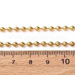 3MM 304 Stainless Steel Saucer Chain Necklaces&nbsp;NJEW-P338-04G