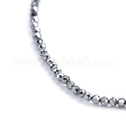 Terahertz Stone Beaded Necklaces&nbsp;NJEW-F245-A05