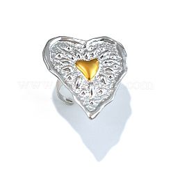 304 Stainless Steel Cuff Open Rings for Women&nbsp;WG94AFB-02