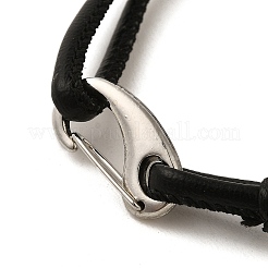 PU Leather Round Cord Multi-strand Bracelets&nbsp;SJEW-K002-07H
