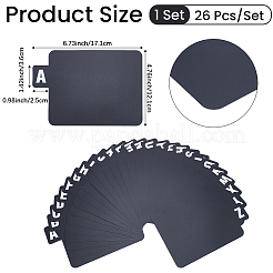 26Pcs Plastic Vinyl Record Dividers&nbsp;AJEW-WH20096-97