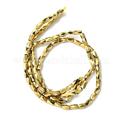 Electroplate Glass Beads Strands&nbsp;GLAA-Q101-02B-FP01