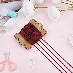 25 Yards Nylon Wavy Fringe Lace Trim Ribbon&nbsp;OCOR-GF0004-30B