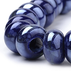 Handmade Porcelain Beads&nbsp;PORC-Q219-15x9-E04