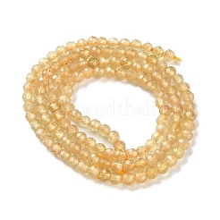 Natural Yellow Apatite Beads Strands&nbsp;G-N342-20B-01