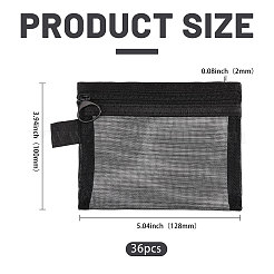 Nylon Mesh Makeup Zipper Bags&nbsp;AJEW-WH0609-513C