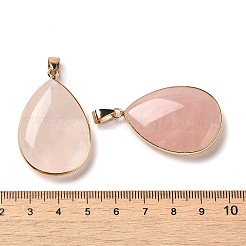 Natural Rose Quartz Pendants&nbsp;G-K354-04KCG