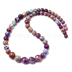 Natural Imperial Jasper Graduated Beads Strands&nbsp;G-A323-C03-01A