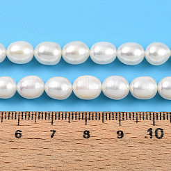 Natural Cultured Freshwater Pearl Beads Strands&nbsp;PEAR-N012-07Z