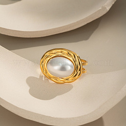 304 Stainless Steel Cuff Open Rings for Women&nbsp;DM4444