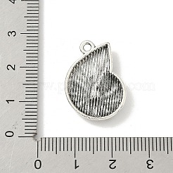Marine Organism Tibetan Style Alloy Pendants&nbsp;FIND-B050-33AS-09