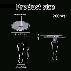 Plastic Self-adhesive Hook Hangers&nbsp;AJEW-WH0709-522