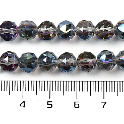 Transparent Electroplate Glass Beads Strands&nbsp;EGLA-N002-34C-C16