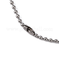Tarnish Resistant 304 Stainless Steel Ball Chain Necklaces&nbsp;CHS-O005-B-1.5mm