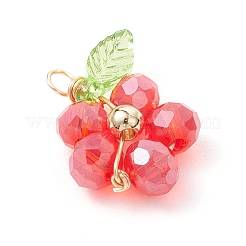 7Pcs Glass Pendants&nbsp;PALLOY-JF04732
