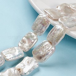 Natural Baroque Pearl Keshi Pearl Beads Strands&nbsp;PEAR-T001-03