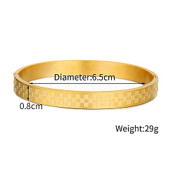 Men's 304 Stainless Steel Bangles&nbsp;WG5FBFC-01