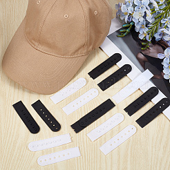 10 Pairs 2 Colors 7-Holes Replacement Fasteners Buckle Extender Baseball Cap Cowboy Hat Snap Strap Clip&nbsp;FIND-CY0001-74