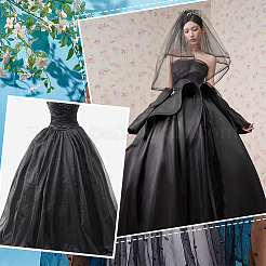 Polyester Lace Fabric&nbsp;DIY-WH0504-380A