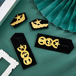 Polyester Professional Uniform Epaulettes&nbsp;DIY-WH0591-009B