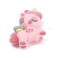 Flocky Resin Pendants&nbsp;RESI-S017-02B