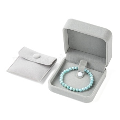 Natural Larimar Crystal Round Beads Stretch Bracelet for Men Women&nbsp;BJEW-LS0001-06