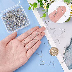 100Pairs Brass Earring Hooks&nbsp;KK-CN0001-78