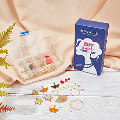 DIY Autumn Theme Earrings Making Kits&nbsp;DIY-SC0015-82