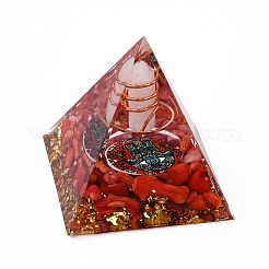 Resin Orgonite Pyramid Home Display Decorations&nbsp;LS-G-PW0004-56A-02
