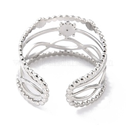 Tarnish Resistant 304 Stainless Steel Finger Rings&nbsp;RJEW-L102-33P