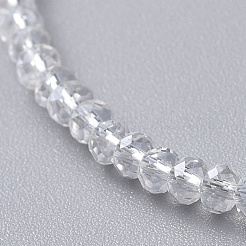 Electroplate Glass Beads Anklets&nbsp;AJEW-AN00279