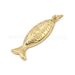 Brass Pendants&nbsp;KK-CBAA41C-01G