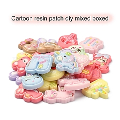 40Pcs Cute Resin Cabochons&nbsp;CRES-YW0001-05