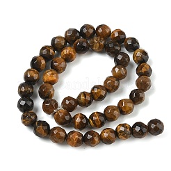 Natural Tiger Eye Beads Strands&nbsp;GG-CBA12F1-A02-10MM